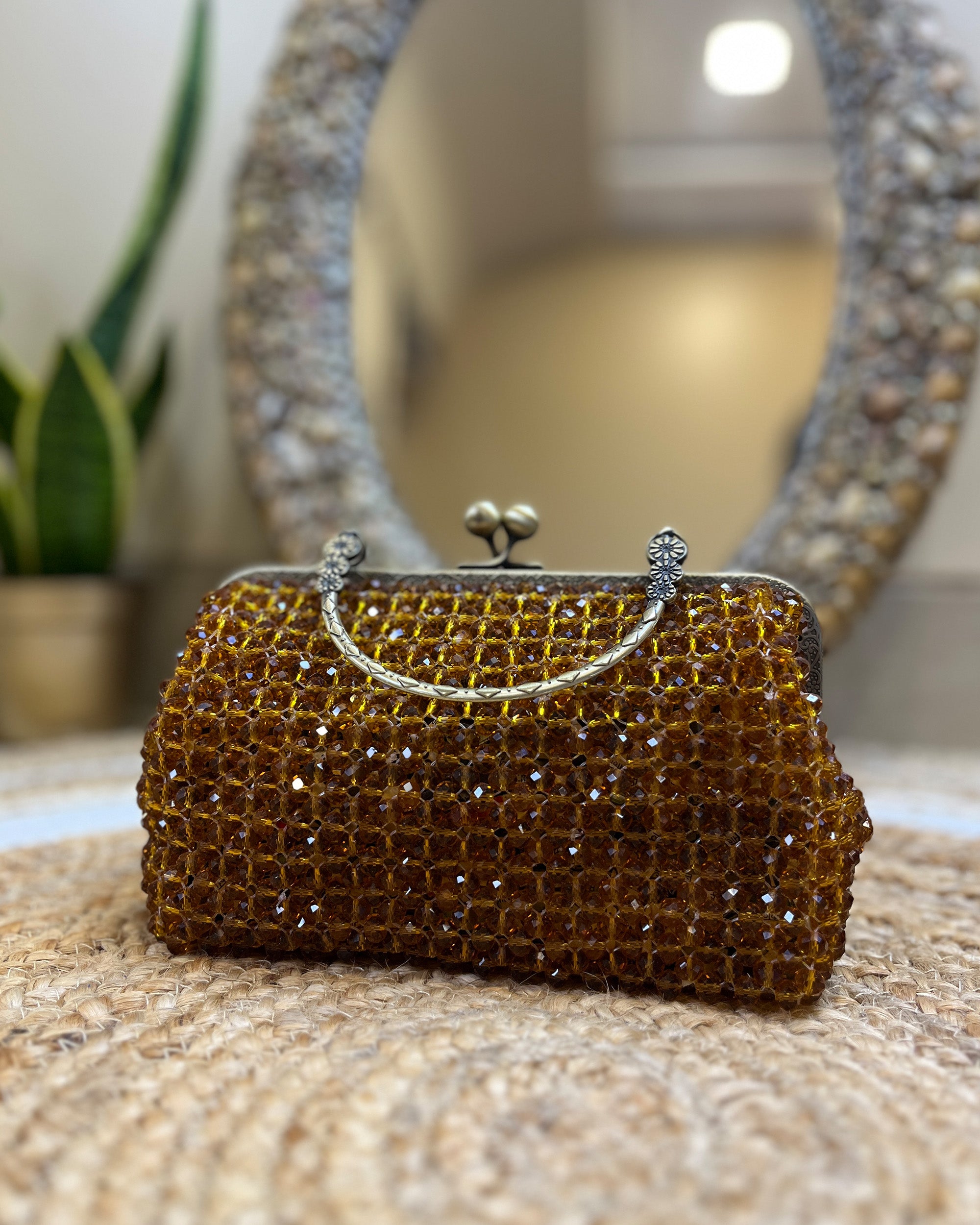 Celestara — The Handcrafted Beaded Star | Twilight Gold
