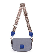 The Contemporary Classic: Textured Shoulder Bag | Blue