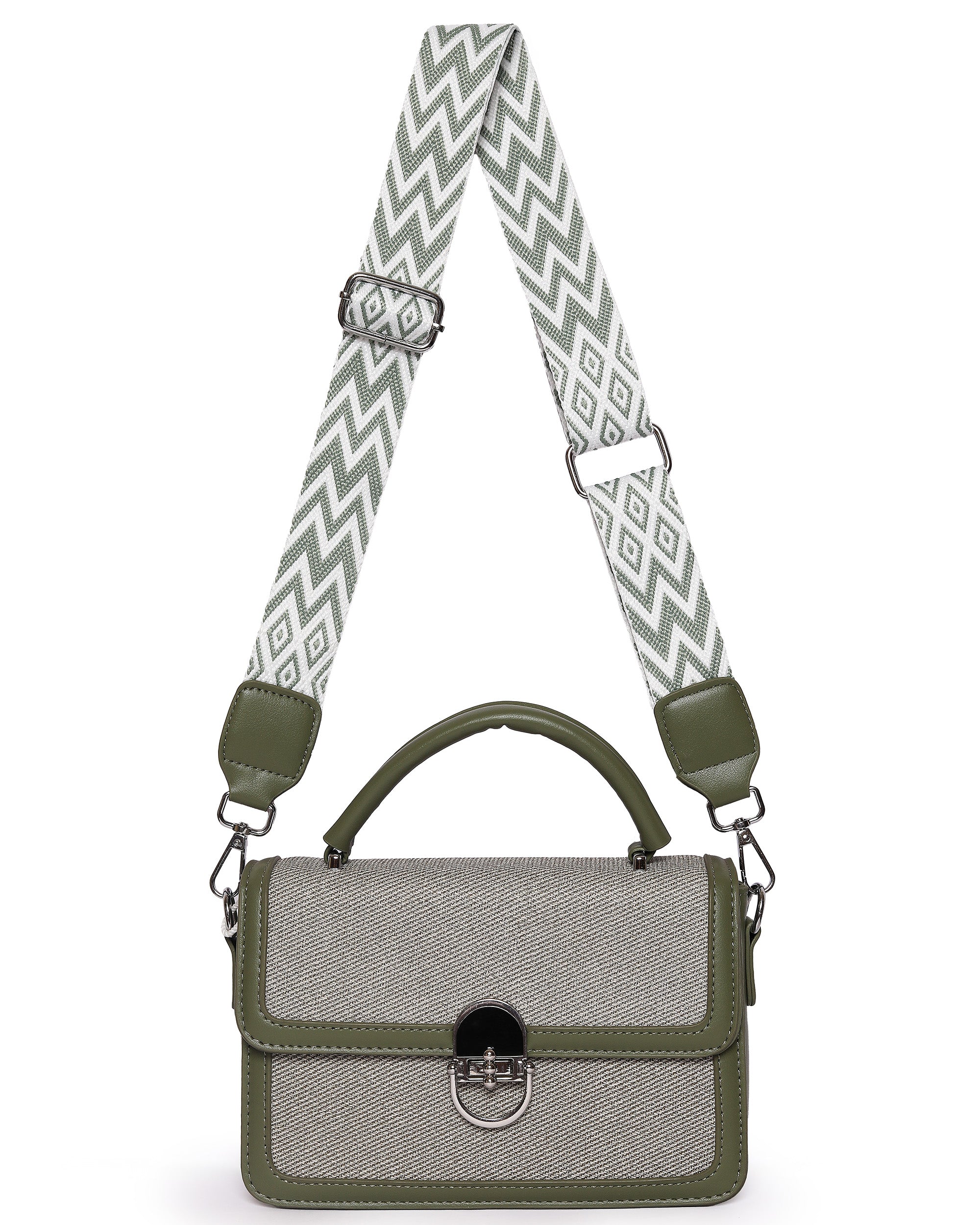 The Mini Edge Satchel | Rich Olive Green