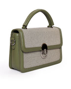 The Mini Edge Satchel | Rich Olive Green