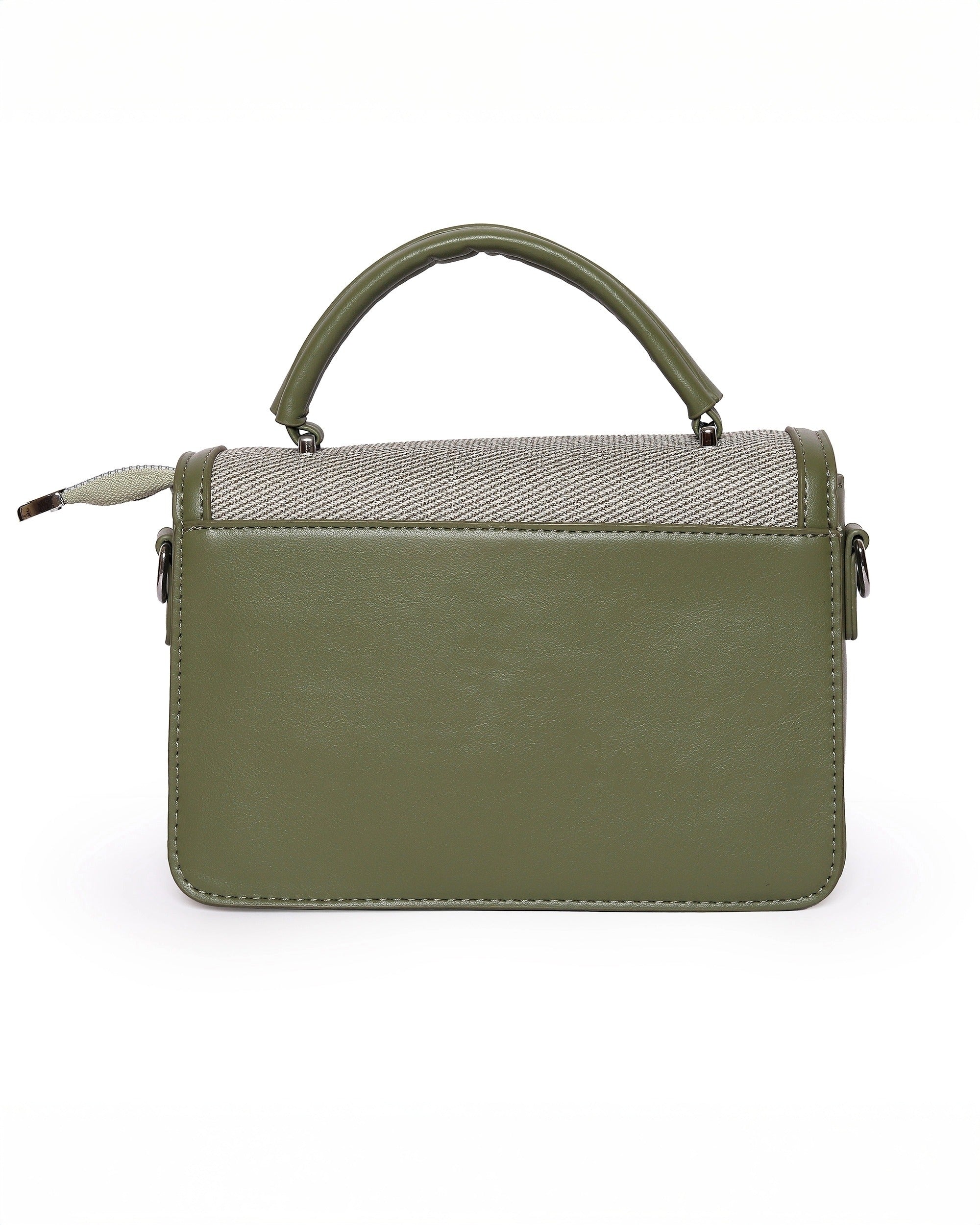 The Mini Edge Satchel | Rich Olive Green