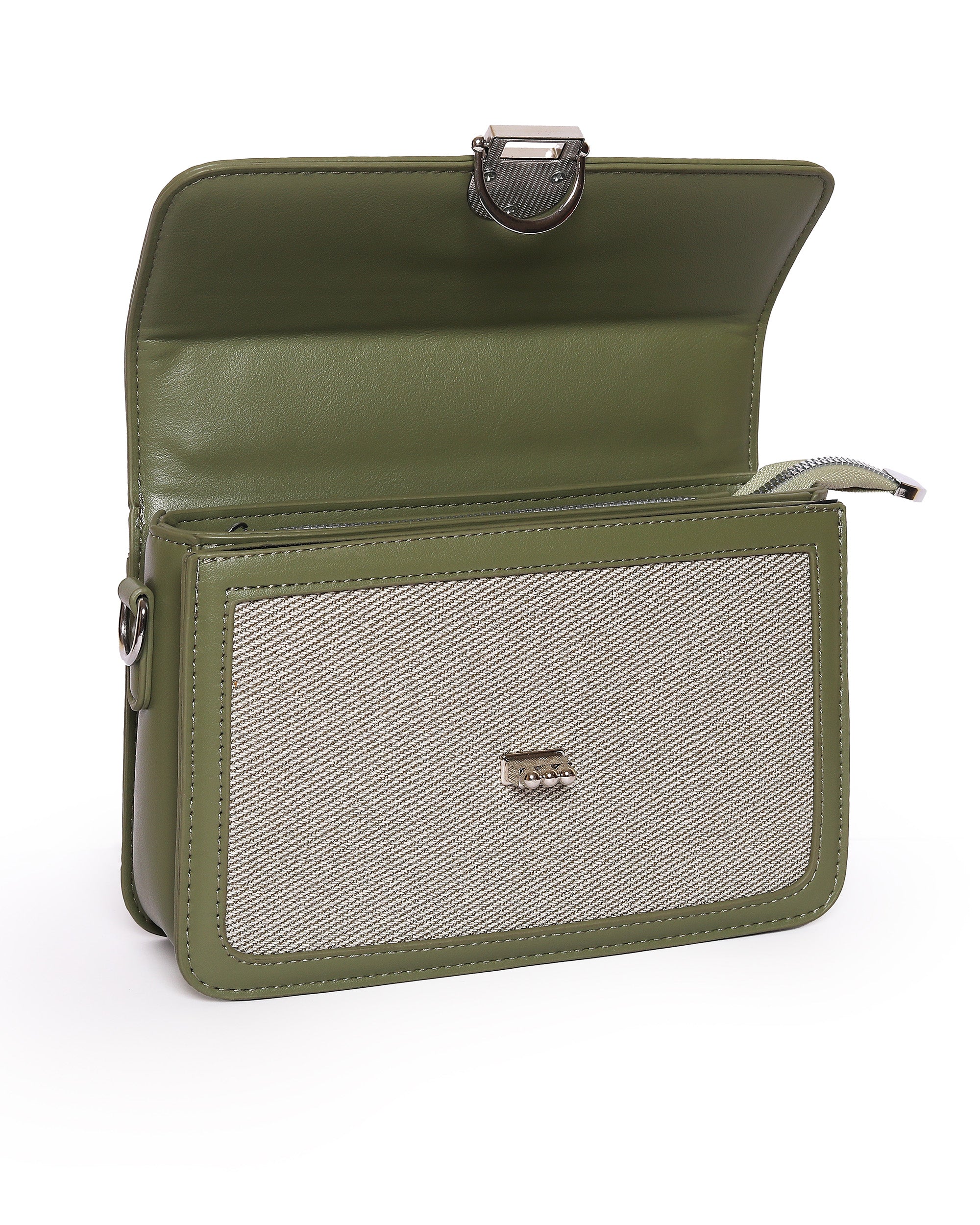 The Mini Edge Satchel | Rich Olive Green