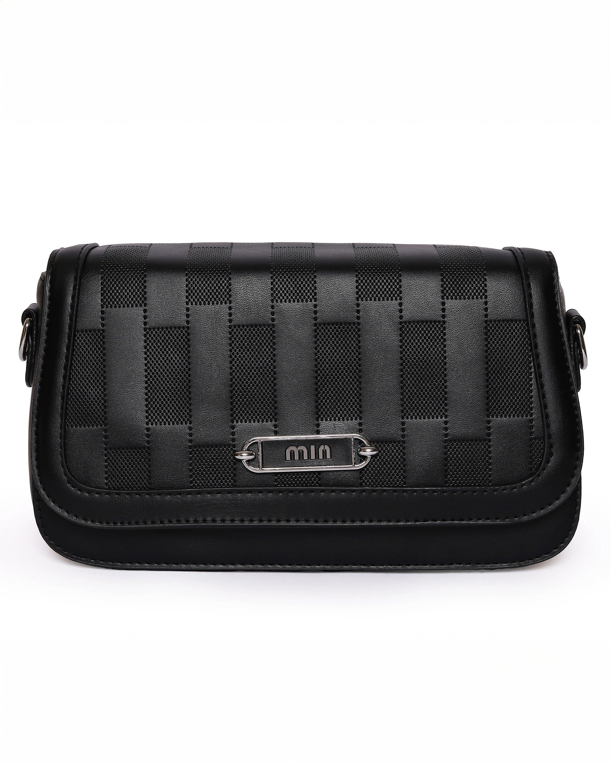 The Essential Crossbody - Faux Leather | Sleek Black