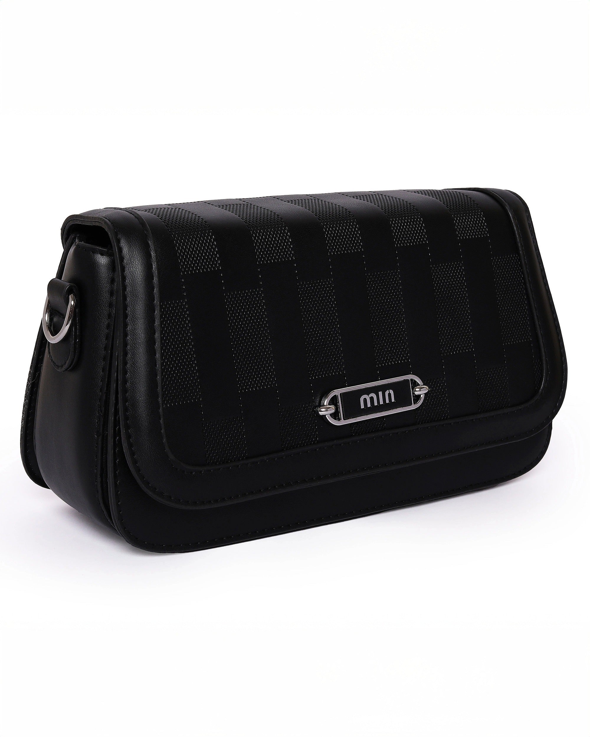 The Essential Crossbody - Faux Leather | Sleek Black