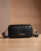 The Essential Crossbody - Faux Leather | Sleek Black