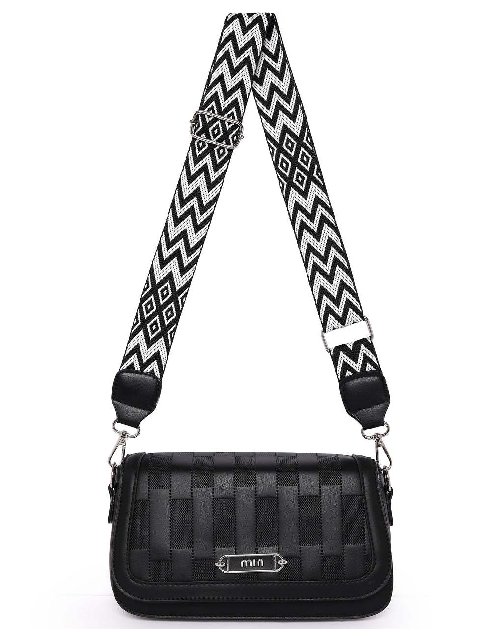 The Essential Crossbody - Faux Leather | Sleek Black