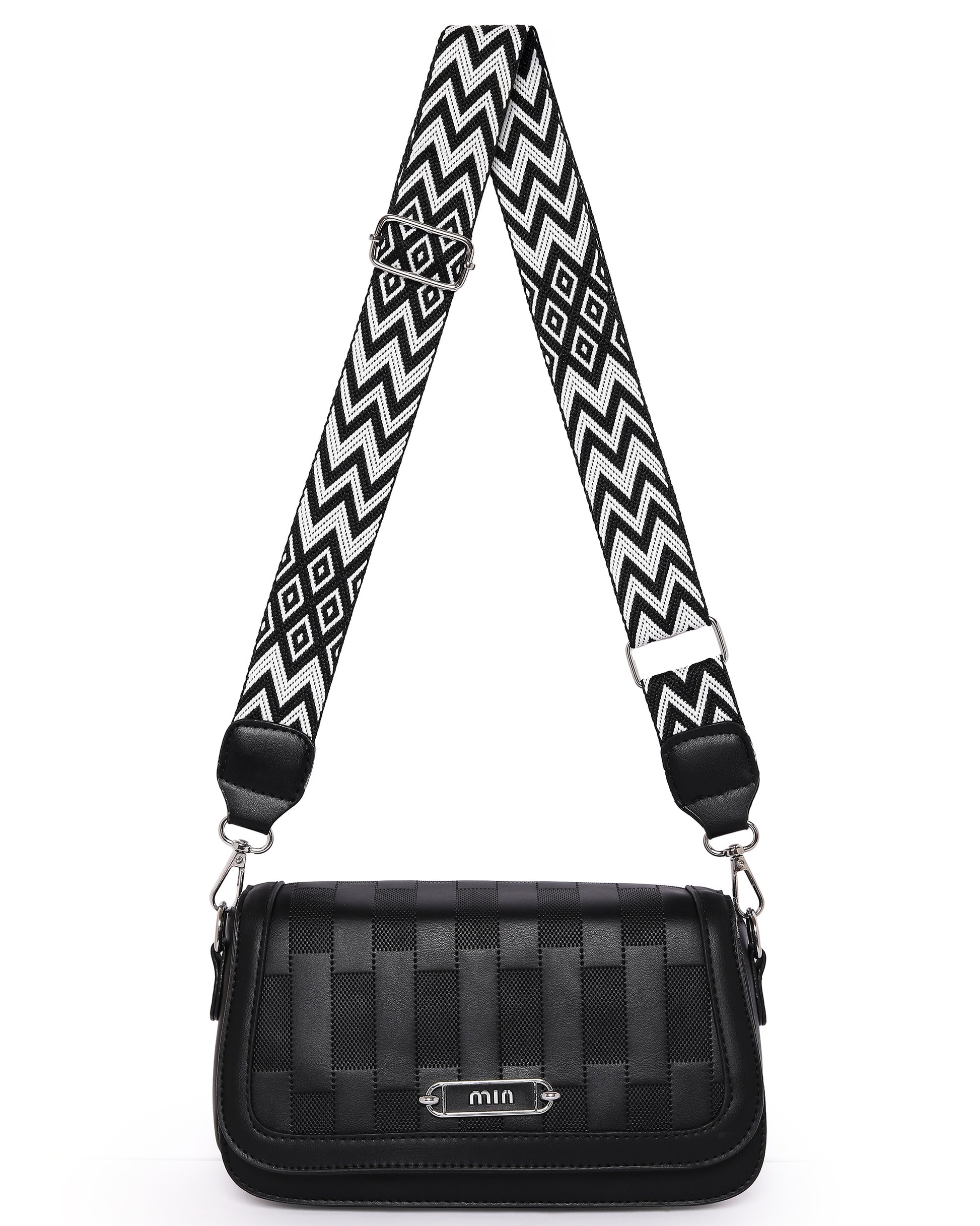 The Essential Crossbody - Faux Leather | Sleek Black