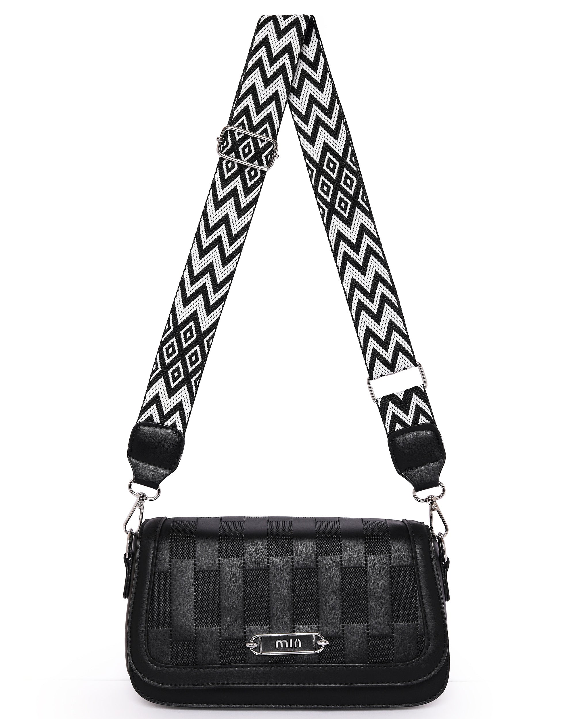 The Essential Crossbody - Faux Leather | Sleek Black