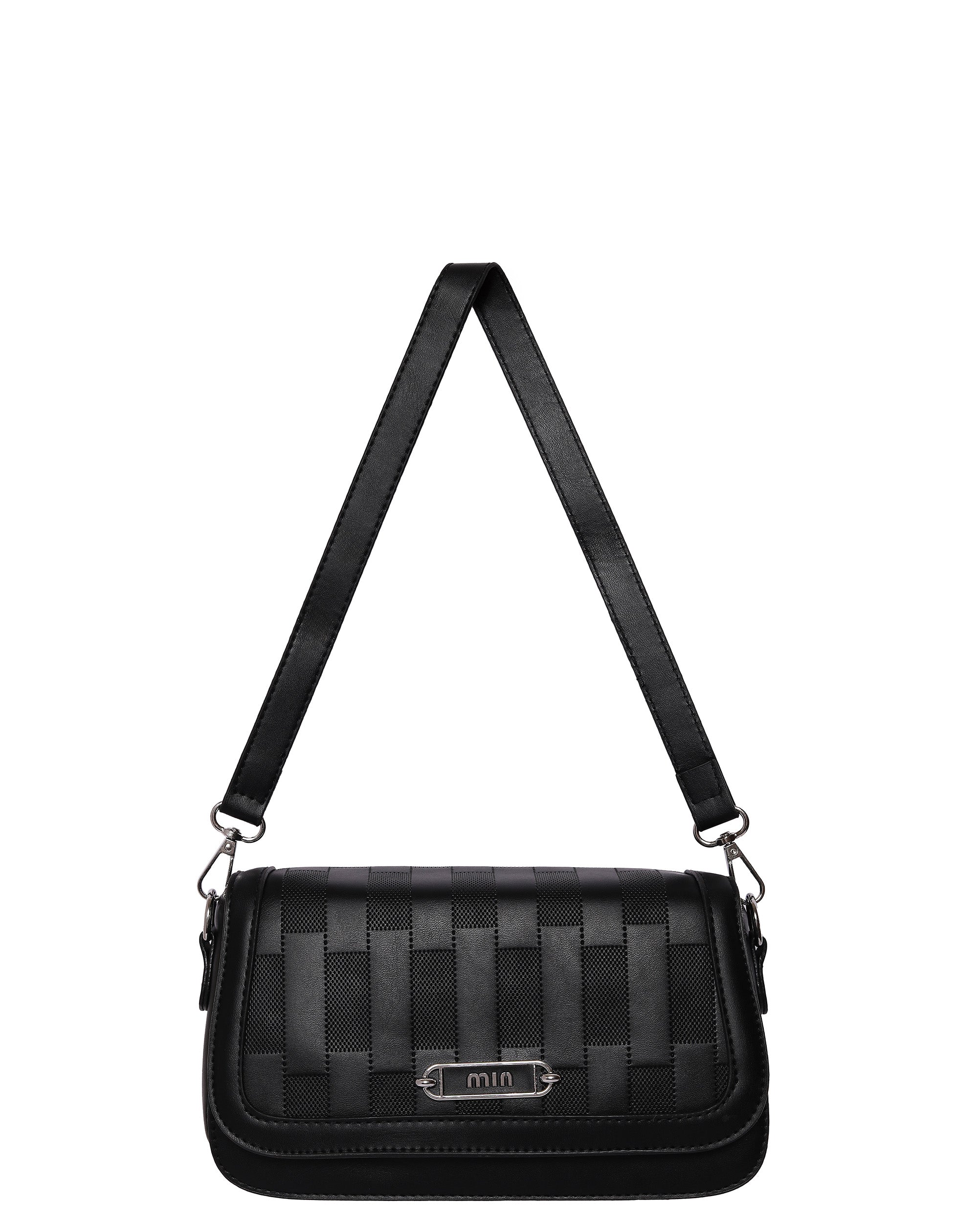 The Essential Crossbody - Faux Leather | Sleek Black