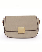The Contemporary Classic: Textured Shoulder Bag | Beige