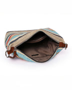 Natural Woven Harmony - Everyday Tote | Color-Pop Stripes