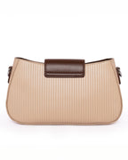 The Essential Crossbody Dual Tone - Faux Leather | Rich Mocha & Soft Cream