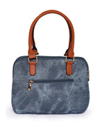 The City Tote | Denim Tan Duo