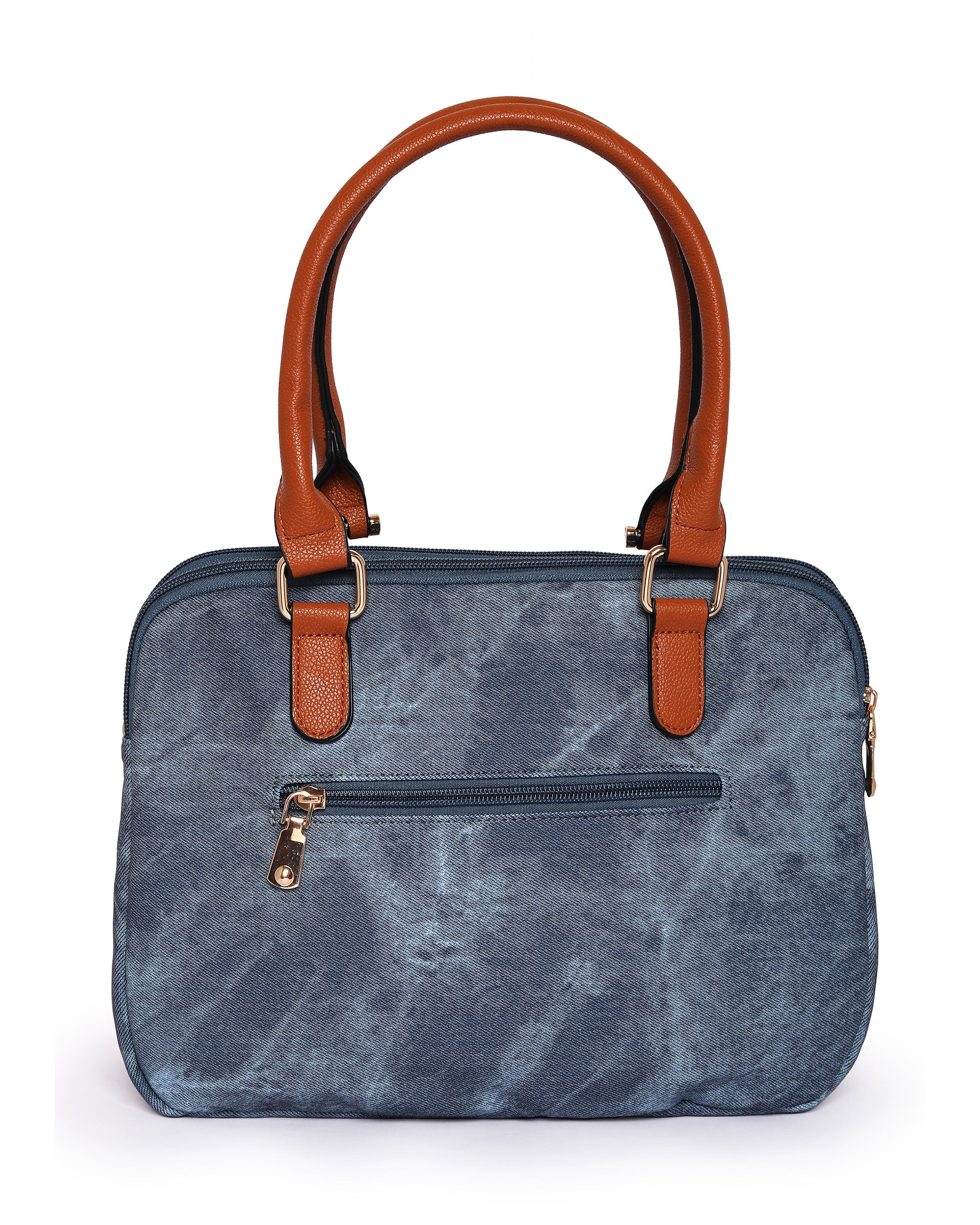 The City Tote | Denim Tan Duo