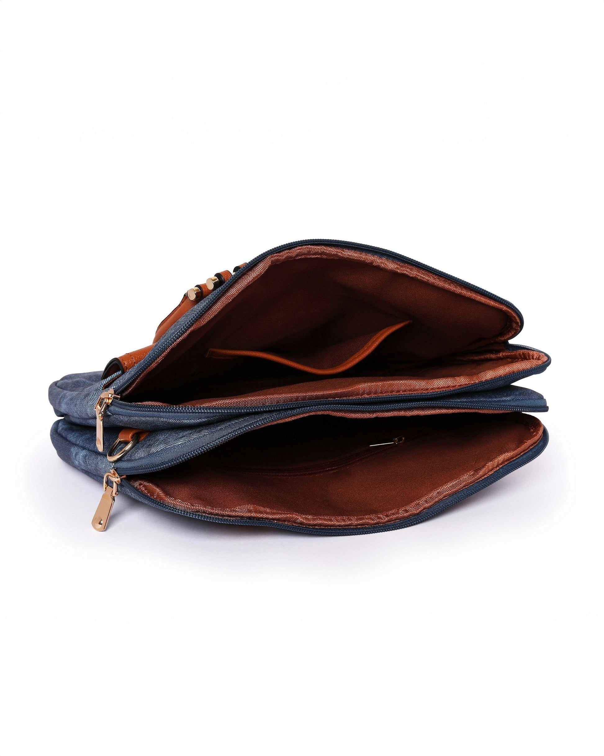 The City Tote | Denim Tan Duo