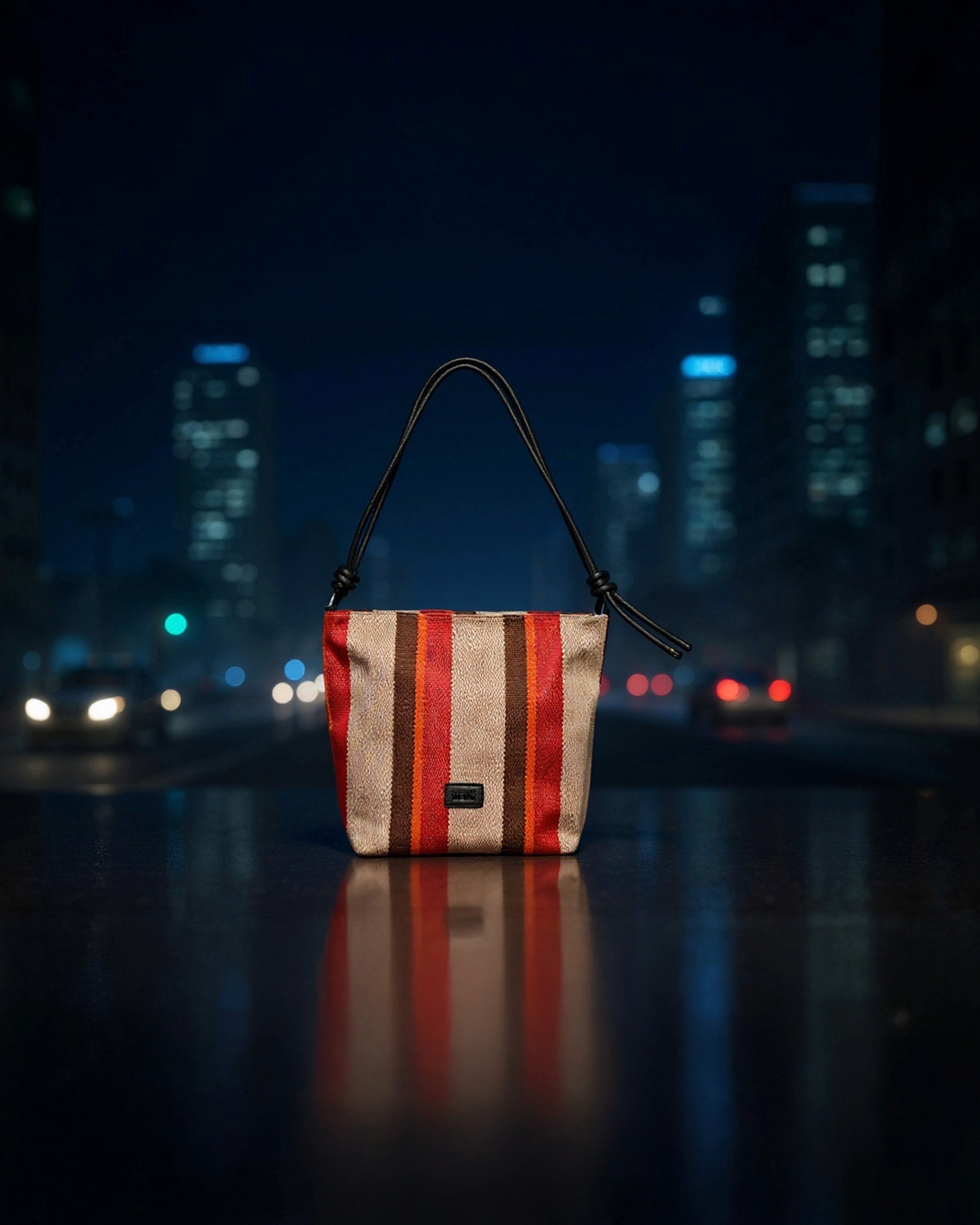 Urban Earthline - Sophisticated Tote | Sunset Stripes
