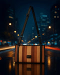 Urban Earthline - Sophisticated Tote | Multi-Earth Stripes