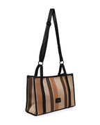 Urban Earthline - Sophisticated Tote | Multi-Earth Stripes