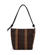 Urban Earthline - Sophisticated Tote | Earth-Inspired Stripes