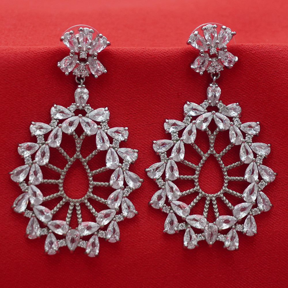 Crystal Chandelier Drop Earrings