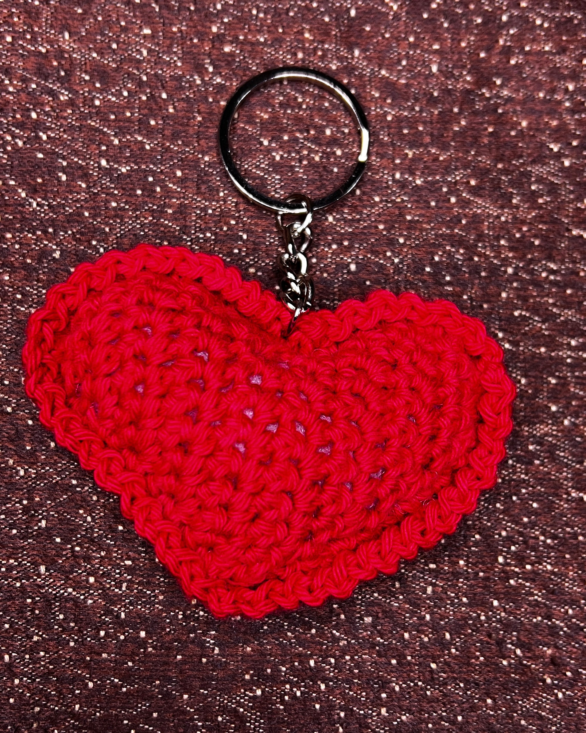 💖 Tiny Treasures – Ruby Glow – Red Crochet Heart