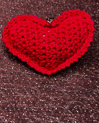 💖 Tiny Treasures – Ruby Glow – Red Crochet Heart