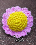 🌸 Blooming Charms - Spring Daisy – Pink Petals with Yellow Center