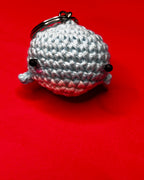 ❄️ Ocean & Arctic Friends – Blue Wave Whale – Ocean Blue Amigurumi Charm