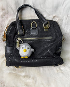 ❄️ Ocean & Arctic Friends – Frost Penguin – Grey & White Amigurumi Charm