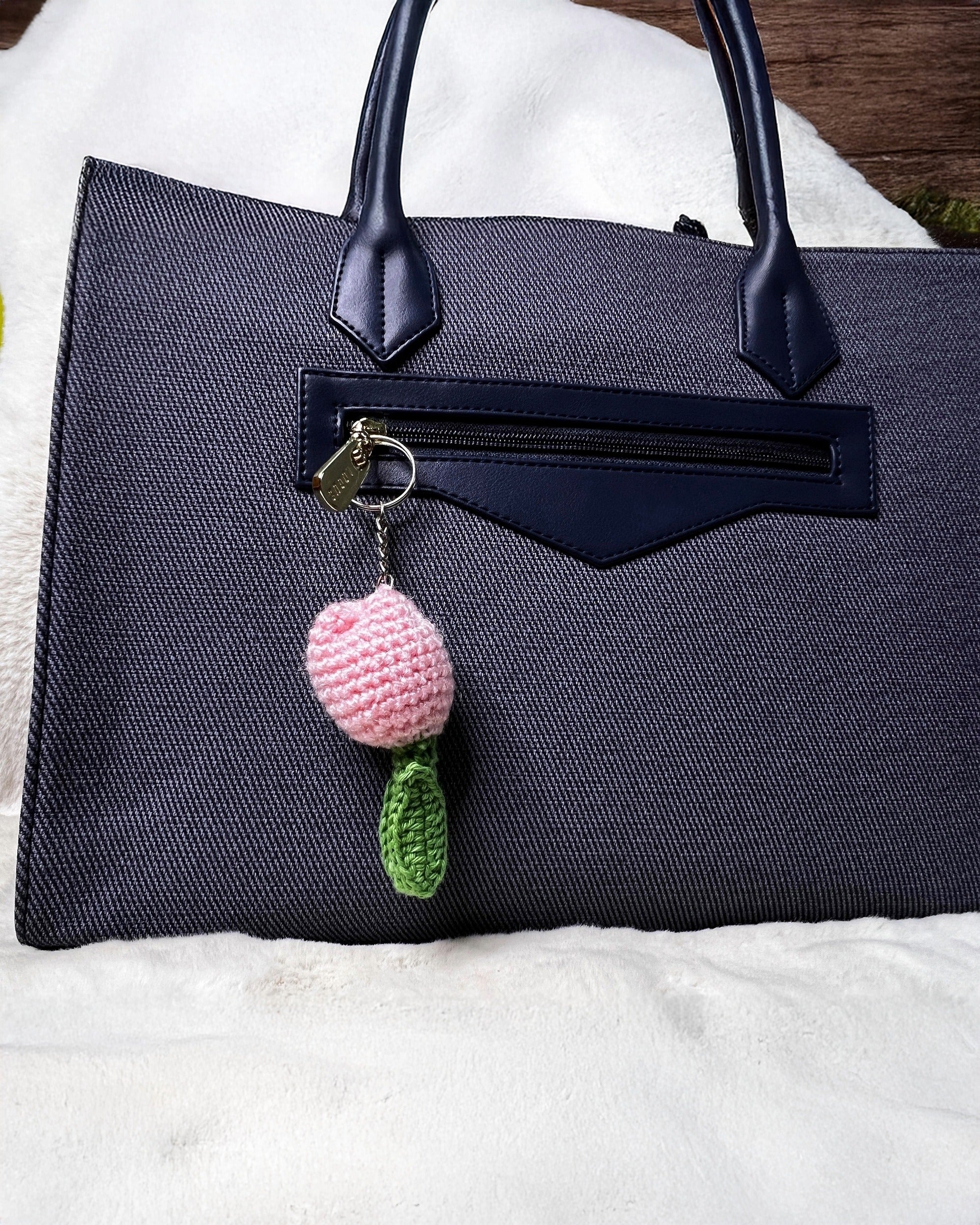 🌸 Blooming Charms - Blush Bud – Pink Rosebud Charm