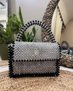 Celestara — The Handcrafted Beaded Star | Celestial Silver & Black