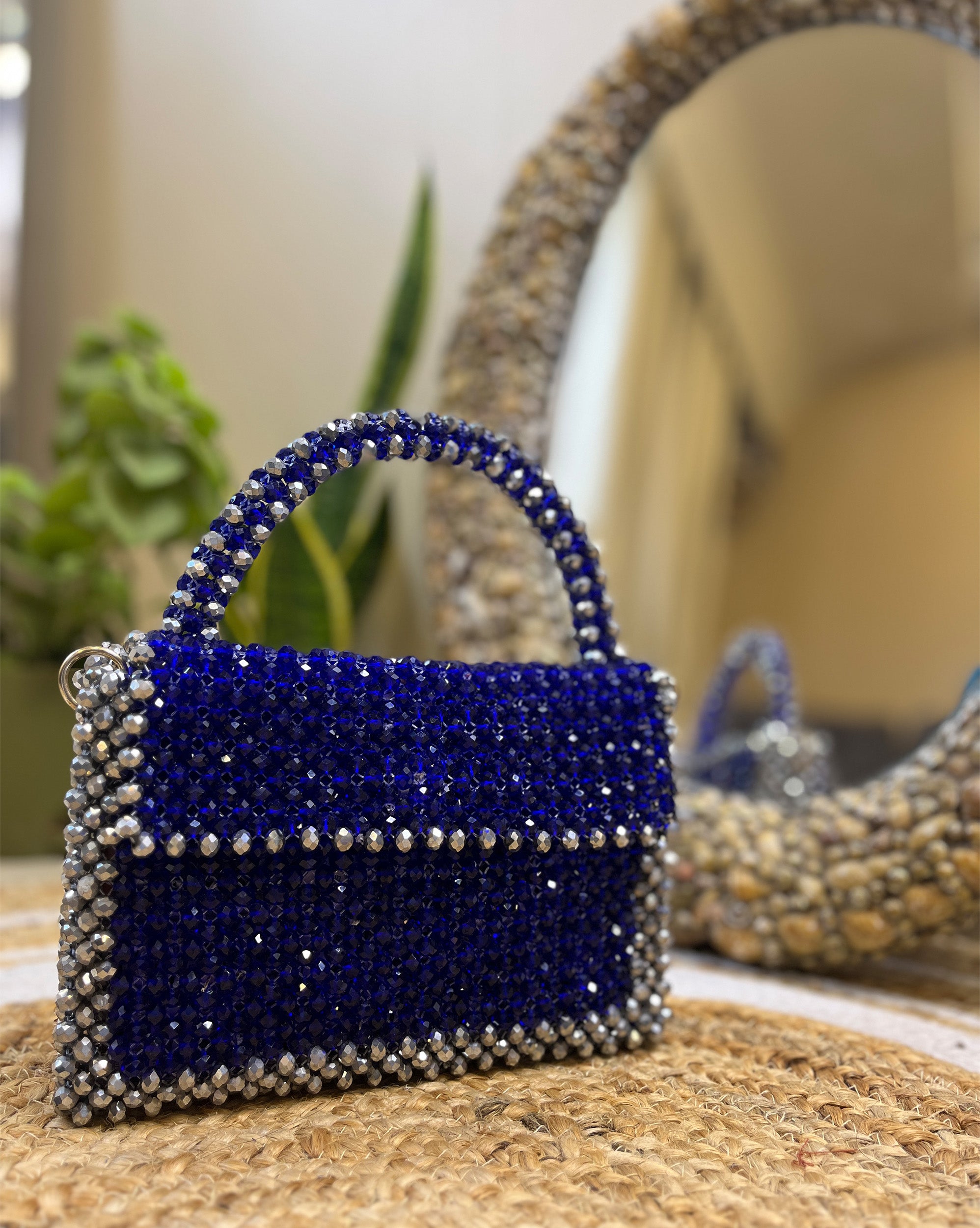 Celestara — The Handcrafted Beaded Star | Cosmic Blue & Silver