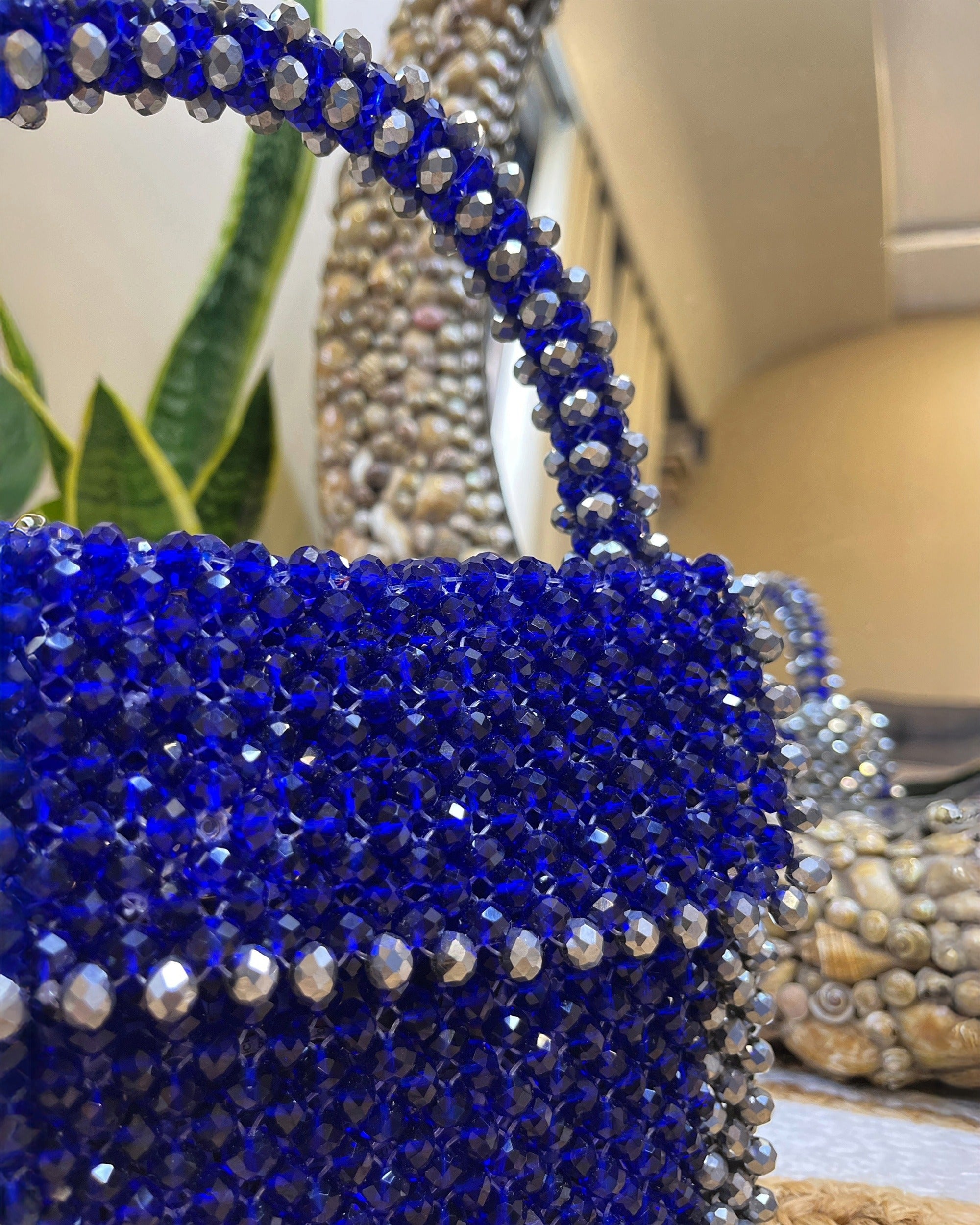 Celestara — The Handcrafted Beaded Star | Cosmic Blue & Silver