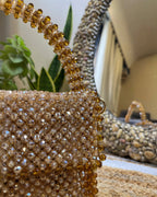 Celestara — The Handcrafted Beaded Star | Stardust Golden & Brown