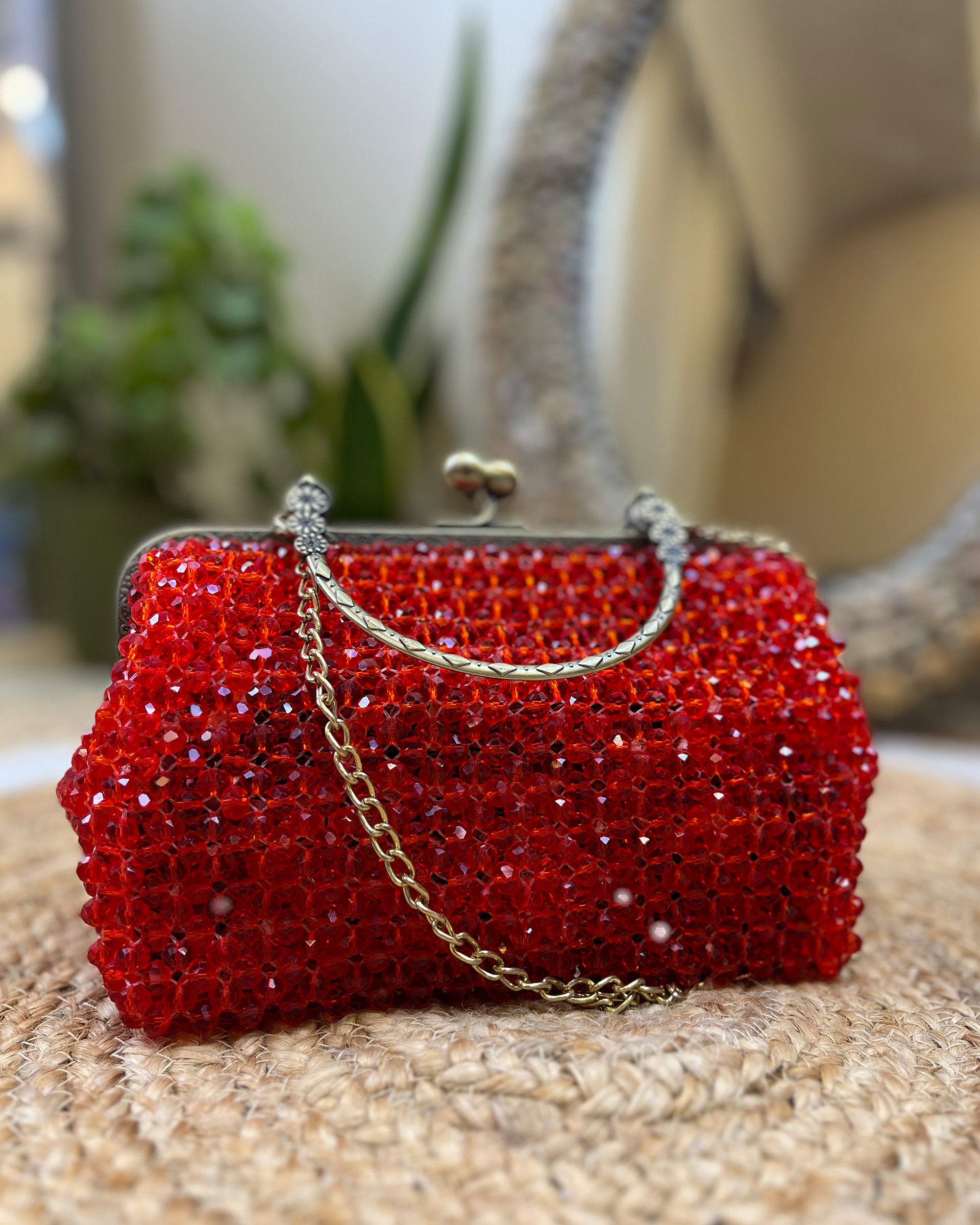 Celestara — The Handcrafted Beaded Star | Supernova Red