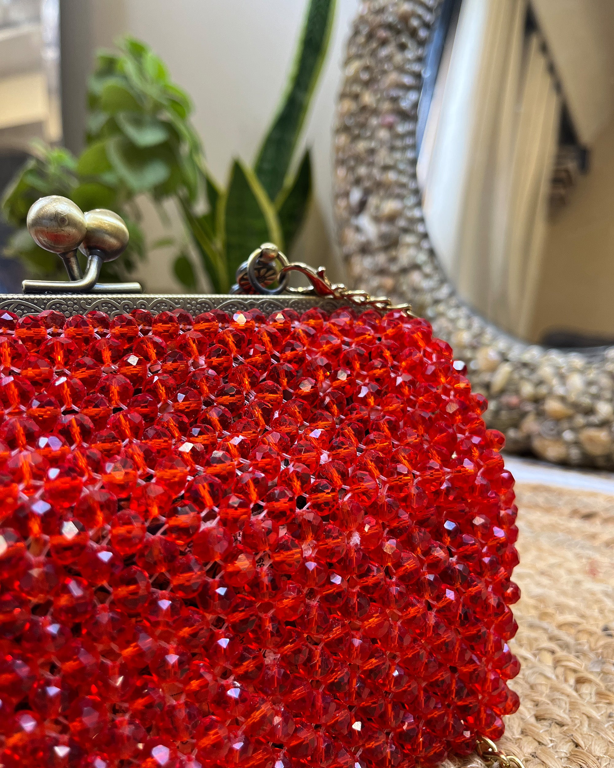 Celestara — The Handcrafted Beaded Star | Supernova Red