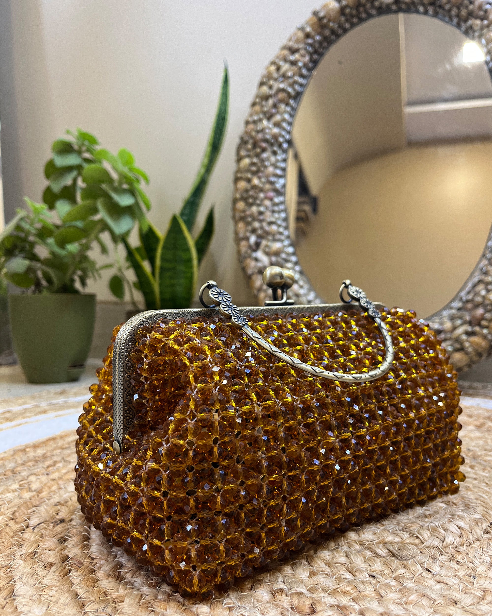 Celestara — The Handcrafted Beaded Star | Twilight Gold