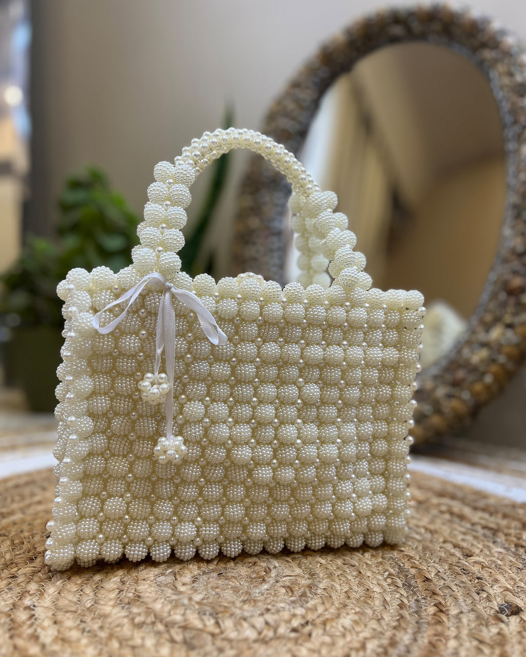 Celestara — The Handcrafted Beaded Star | Ivory Pearl