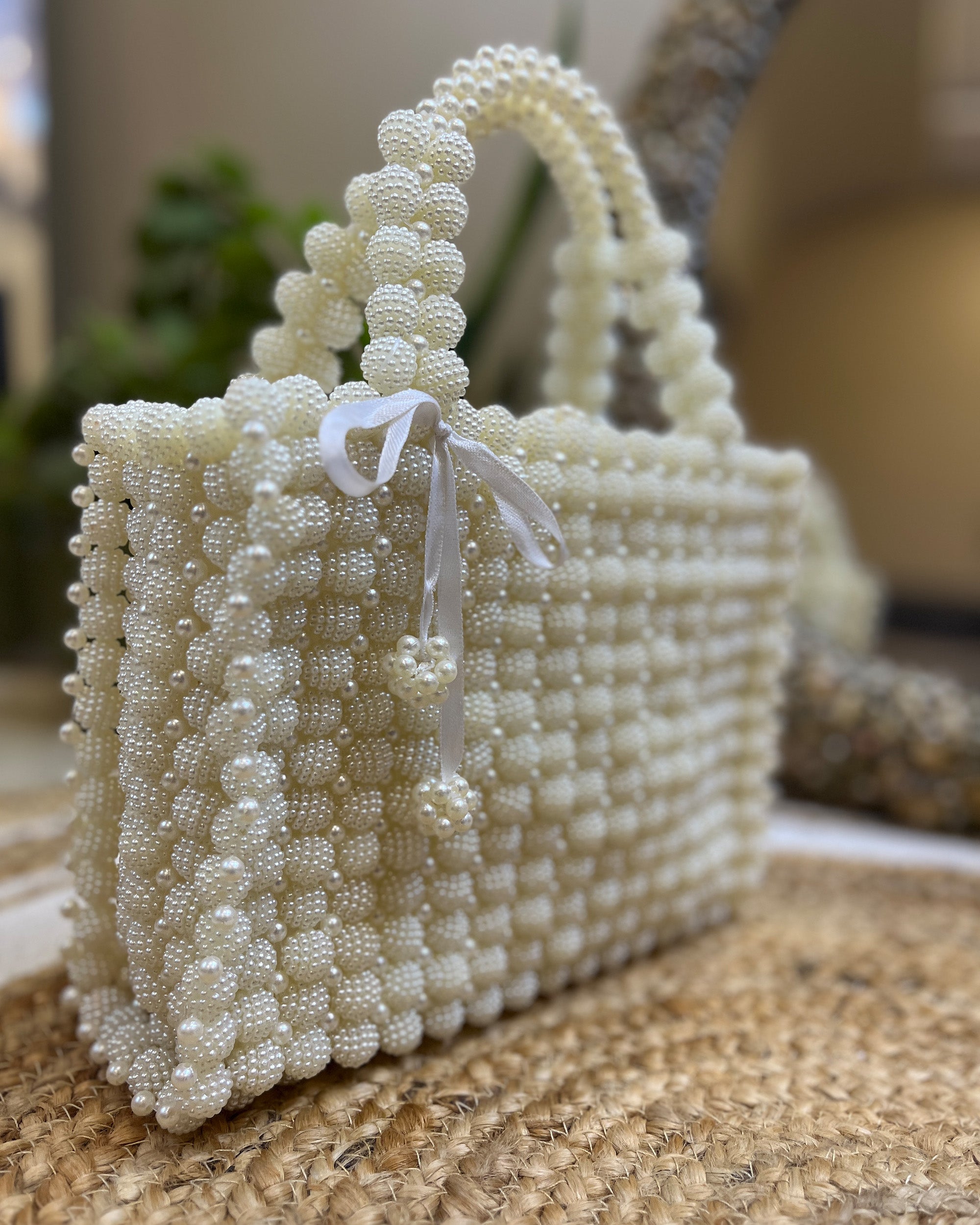 Celestara — The Handcrafted Beaded Star | Ivory Pearl