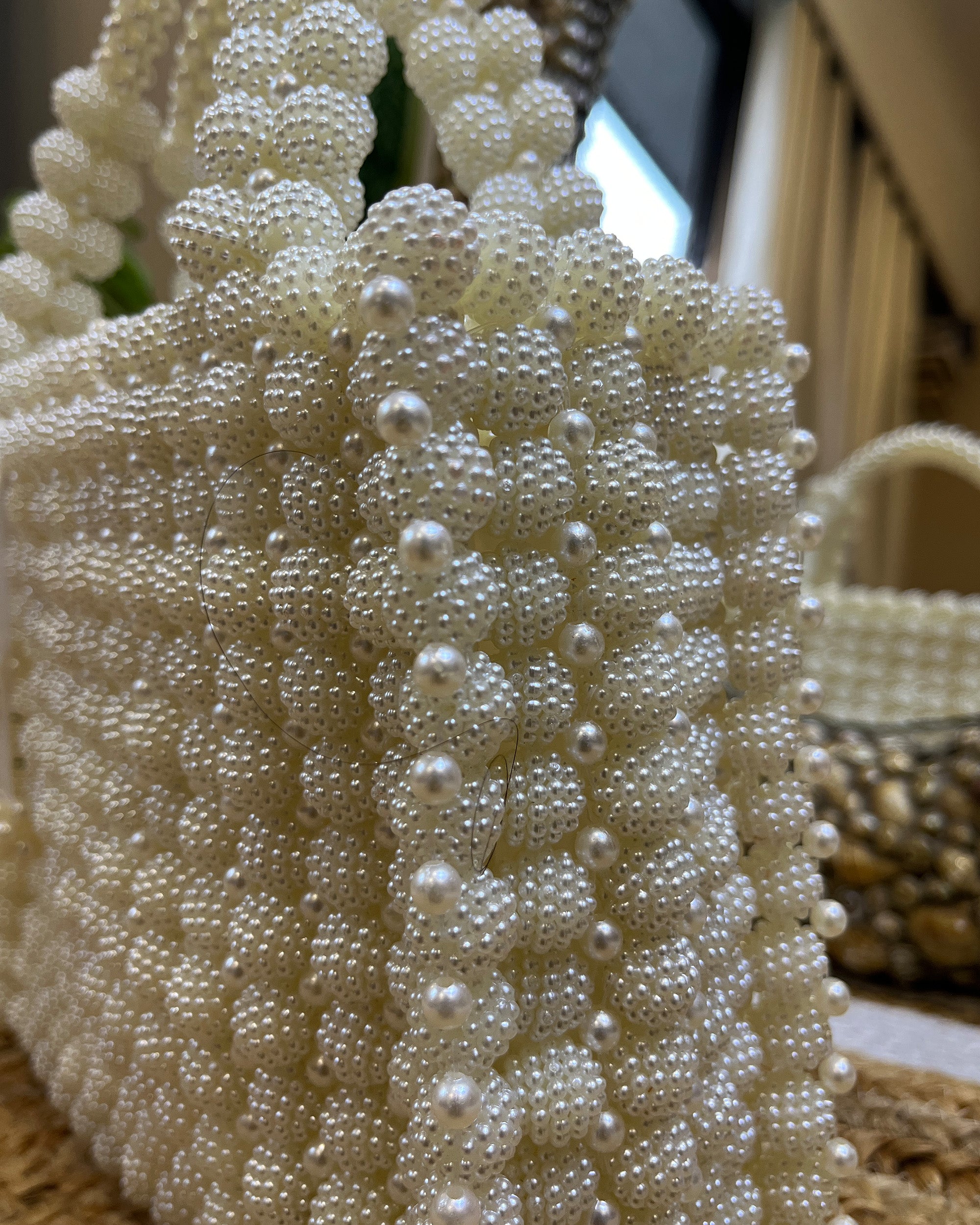 Celestara — The Handcrafted Beaded Star | Ivory Pearl