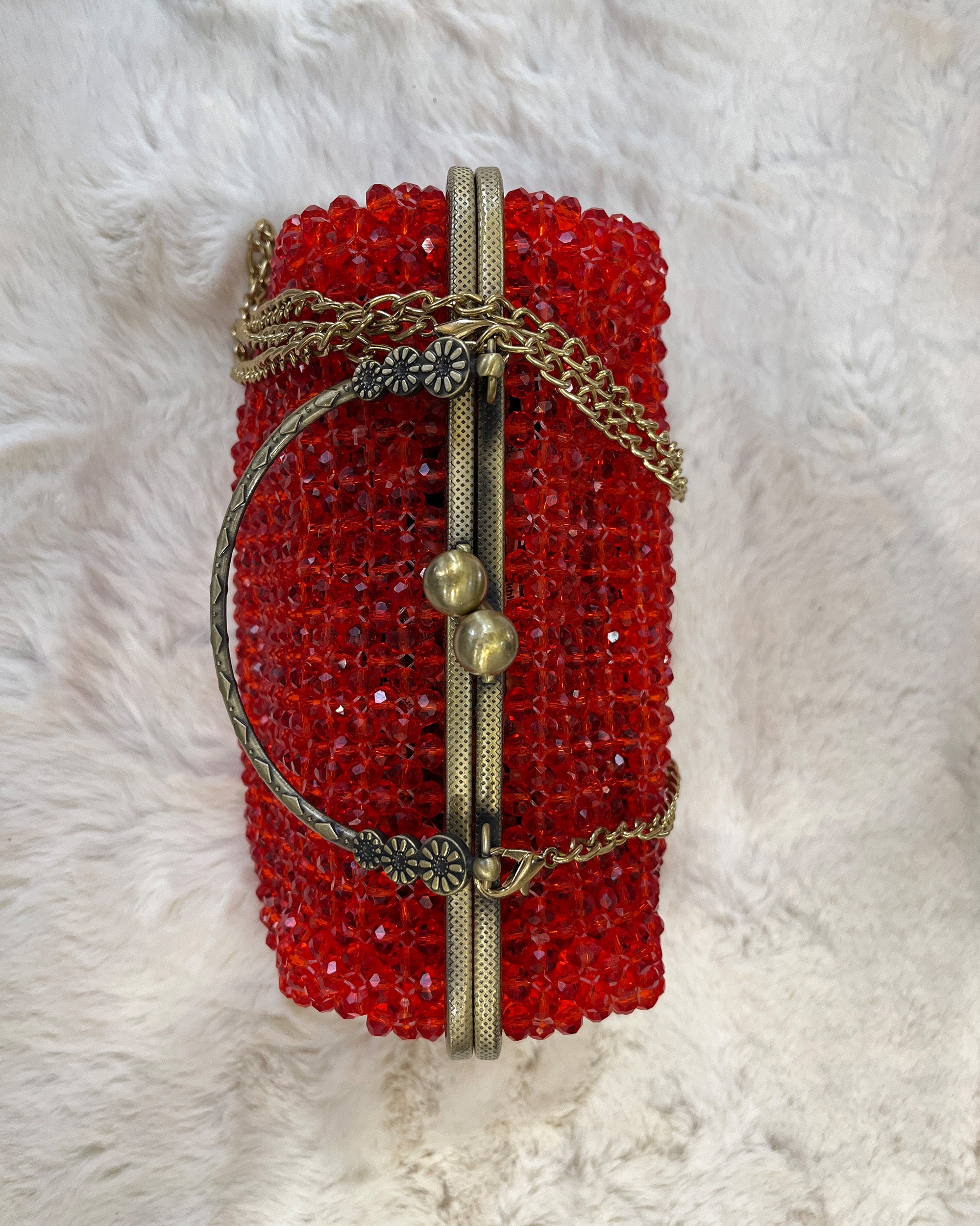 Celestara — The Handcrafted Beaded Star | Supernova Red