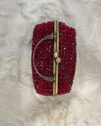 Celestara — The Handcrafted Beaded Star | Scarlet Crimson