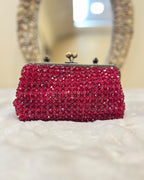 Celestara — The Handcrafted Beaded Star | Scarlet Crimson