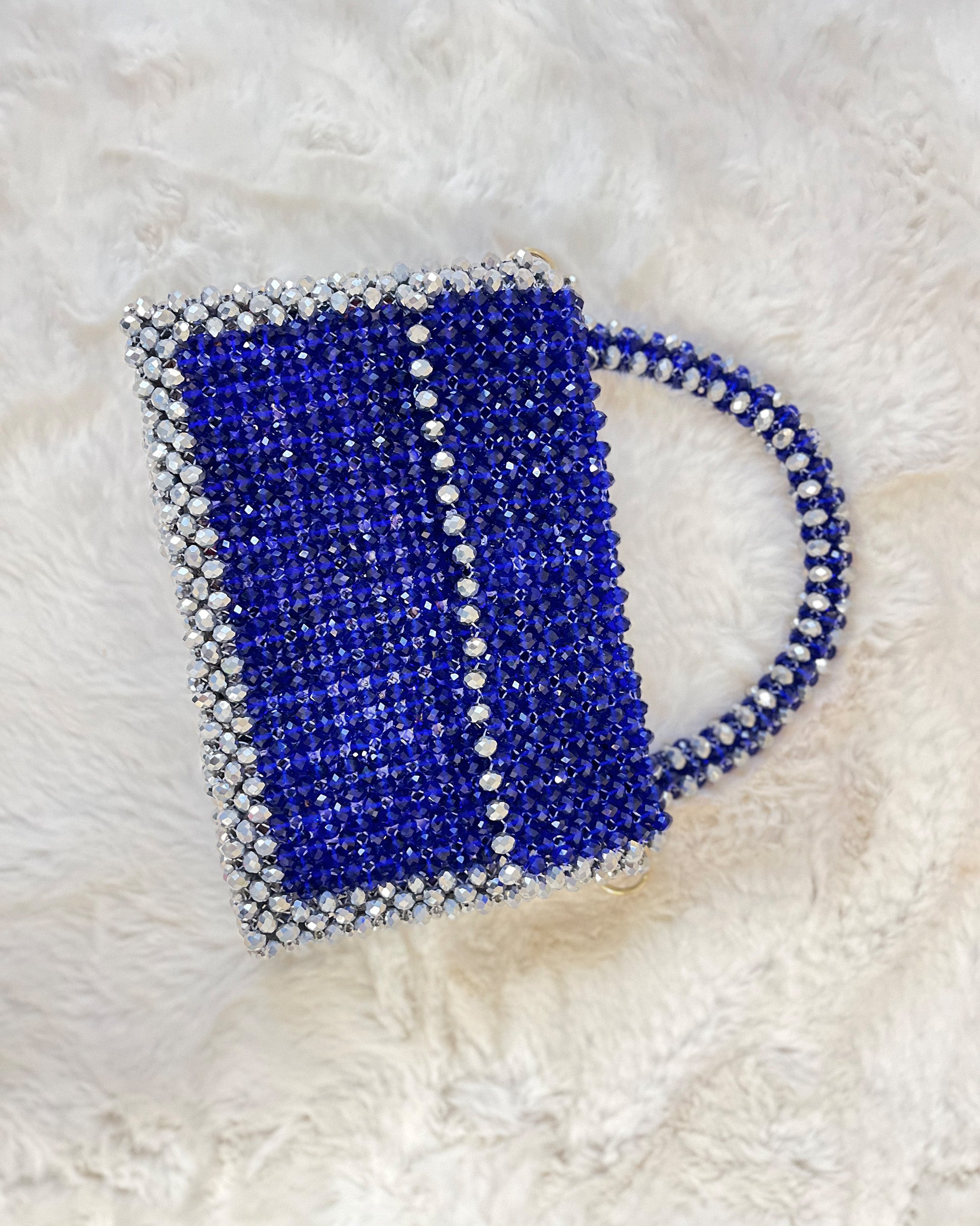 Celestara — The Handcrafted Beaded Star | Cosmic Blue & Silver