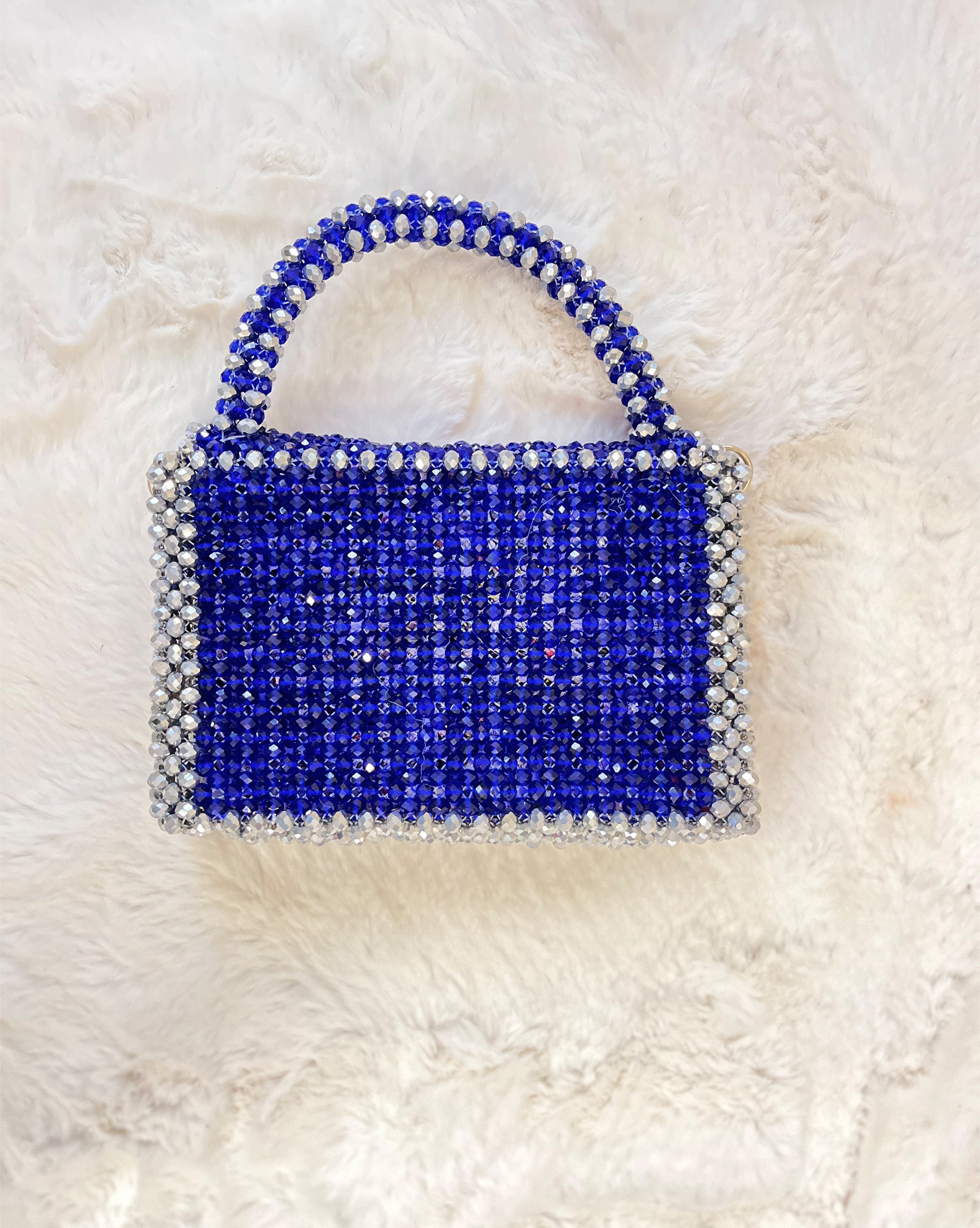 Celestara — The Handcrafted Beaded Star | Cosmic Blue & Silver