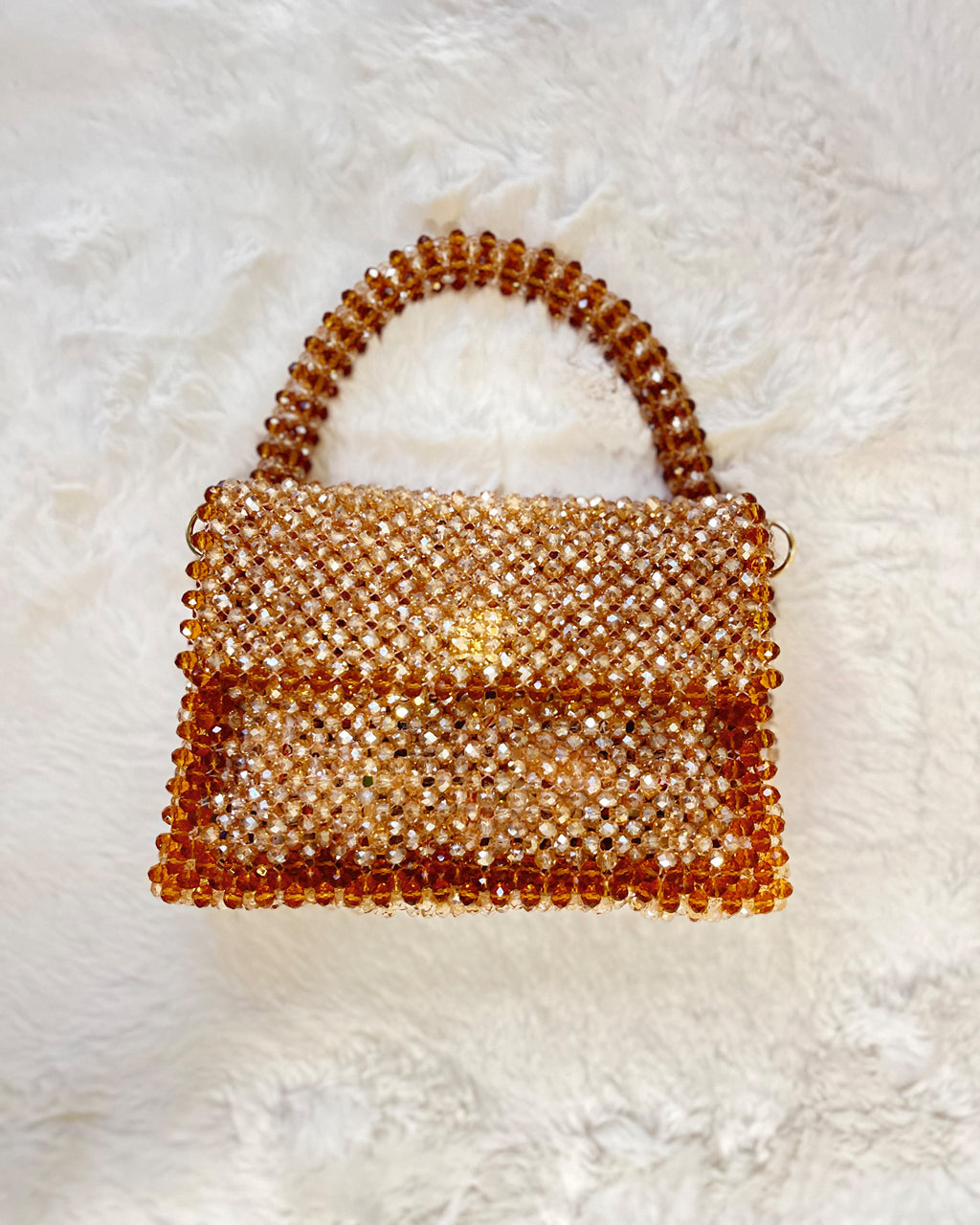 Celestara — The Handcrafted Beaded Star | Stardust Golden & Brown