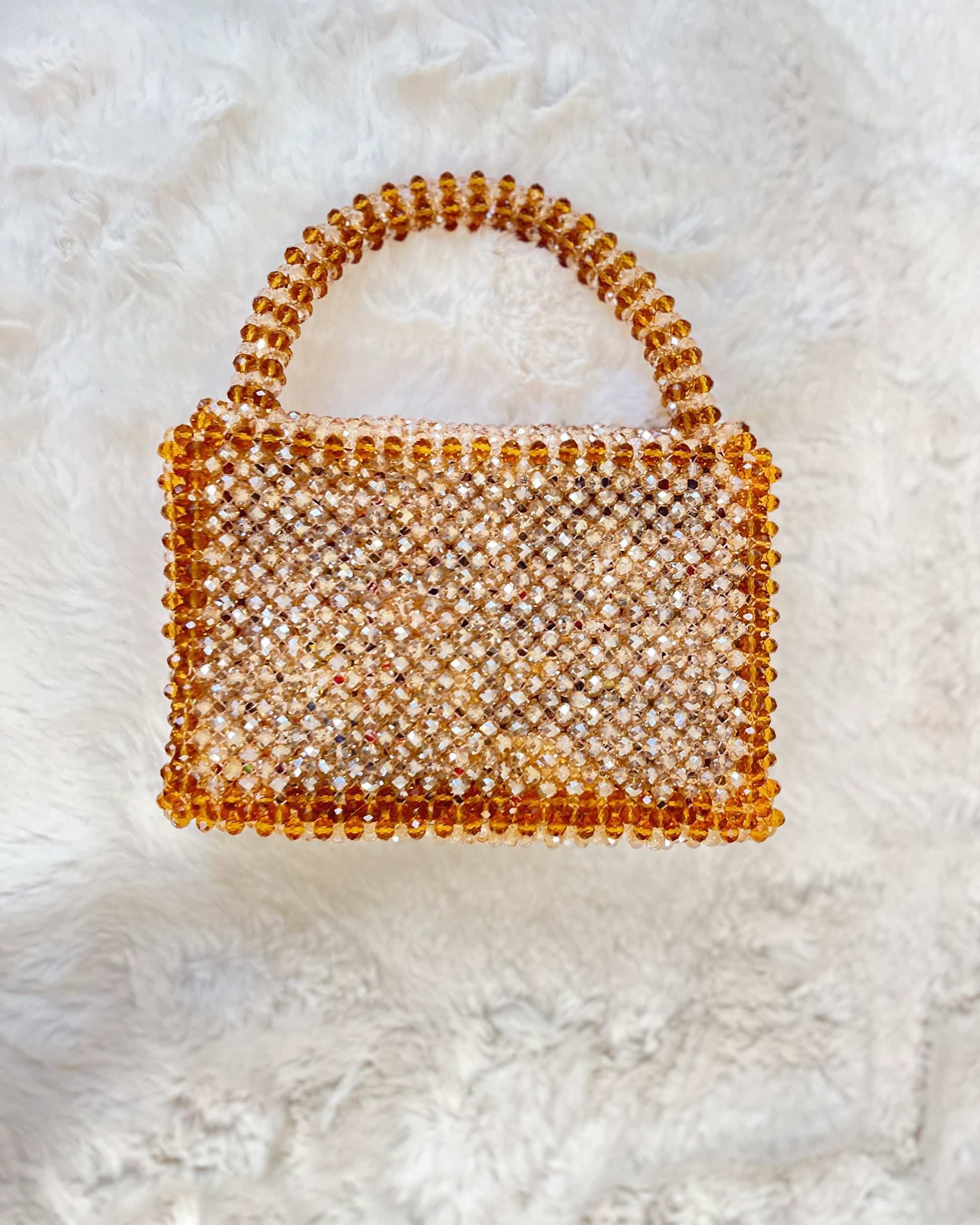Celestara — The Handcrafted Beaded Star | Stardust Golden & Brown