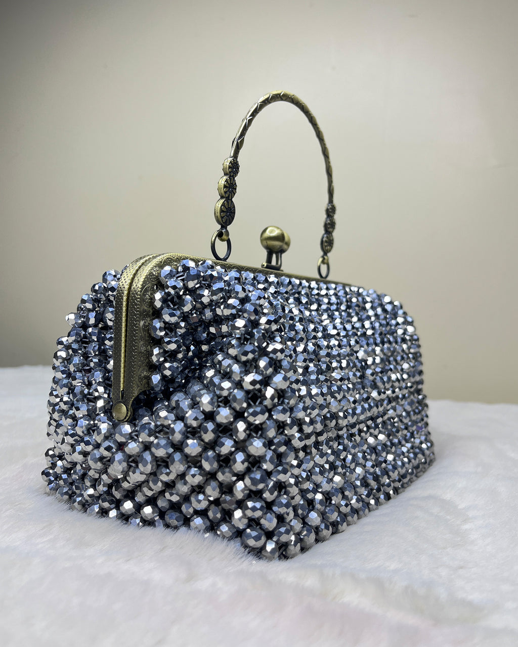 Celestara — The Handcrafted Beaded Star | Shimmering Silver