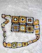 Celestara — The Handcrafted Beaded Star | Multicolor Retro Floral Pattern