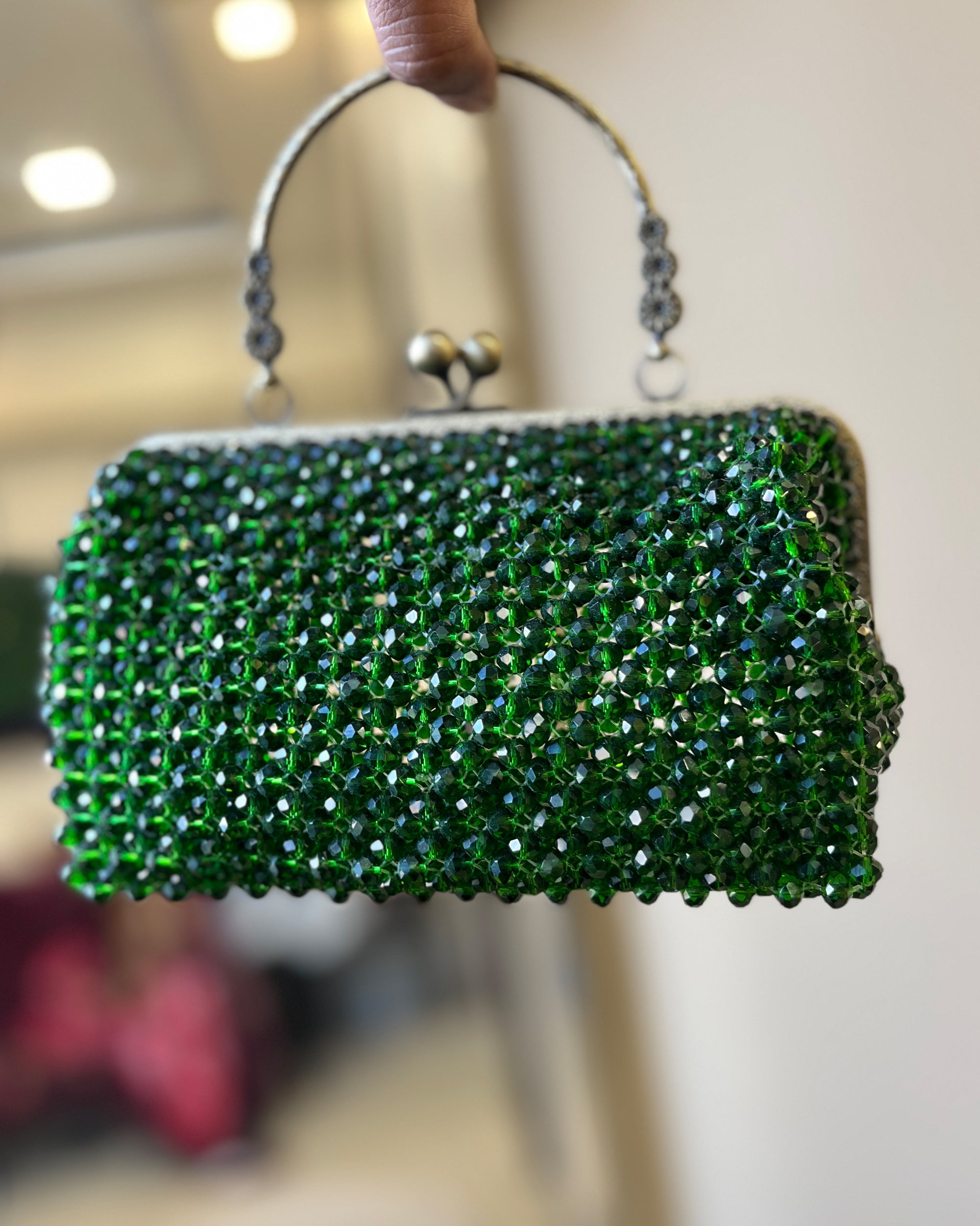 Celestara — The Handcrafted Beaded Star | Emerald Green